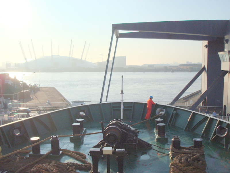 "I dreamt we were standing by the banks of the Thames, while the cold grey water rippled in the misty morning light"